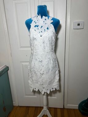 free people medallion lace dress FREE PEOPLE Intimately Medallion Lace Bodycon Dress M/L Purple Pink*